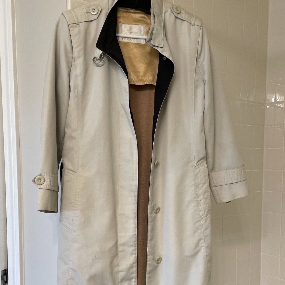 Misty Harbor | Vintage Women’s Beige Mariner III Trench Coat Lined  8P